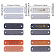 Fingerinspire PU Leather Labels DIY-FG0001-44-2