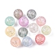 300 pz 12 fili di perle di vetro crackle traslucido a 8x7.5 colori CCG-YW0001-14-2