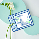 Globleland transparente Stempel mit Blumenspitze DIY-WH0371-0016-4