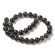 Натуральные ледяные обсидиановые бусинки G-P590-A03-12mm-02-5