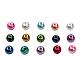 15 couleurs de perles de verre HY-JP0004-4mm-01-2