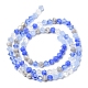 Chapelets de perles en verre électroplaqué EGLA-D018-02E-2