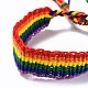 Rainbow Pride Bracelet BJEW-F419-06-2