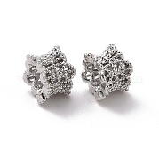 Экологичные латунные европейские бусины KK-D079-09P
