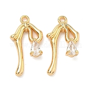 Латунные микро проложить кубического циркония подвески KK-A281-11G-01