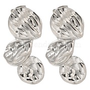 Серьги-гвоздики из нержавеющей стали 304 EJEW-I312-03P