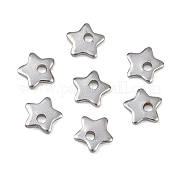 Подвески-шармы в виде пятиконечной звезды из нержавеющей стали марки 304 STAS-Q171-03