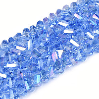 Гальванизируйте прозрачное стекло бисер нитей&nbsp;GLAA-N021-4mm-03