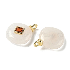 Натурального белого нефрита подвески&nbsp;G-H328-06G-C11