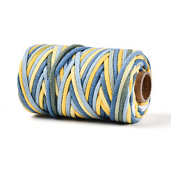 Cordon macramé en polycoton teint par segments&nbsp;OCOR-T017-03C