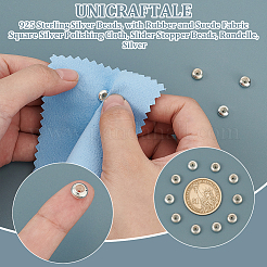 10шт 925 бусины из стерлингового серебра STER-UN0001-70