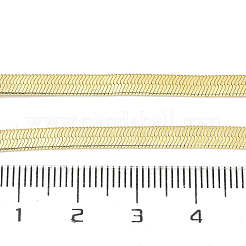 4 мм стойка покрытие латунные цепочки елочка ожерелья для женщин мужчин MAK-L044-16G