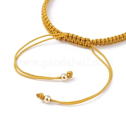 Большой плетеный браслет из бисера от сглаза&nbsp;BJEW-JB07109-02
