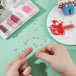 50 г перламутровых цилиндрических бусин SEED-DC0001-18B