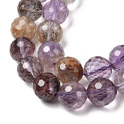 Натуральные фиолетовые фантомные кварцы&nbsp;G-Z127-B01-10mm