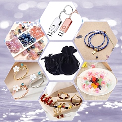 20 шт. бархатные сумки-шнурки из тыквы TP-BBC0001-07B-04