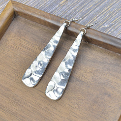 Серьги-гвоздики из цинкового сплава в форме капли&nbsp;FS-WG7782B-01