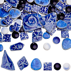 500 g 4 Stile Mosaikfliesen Porzellan Cabochons&nbsp;DIY-SP0007-74