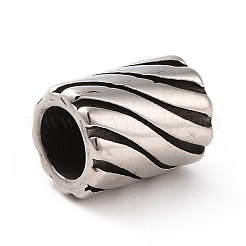 Европейские бусины из нержавеющей стали 304 STAS-M301-35AS