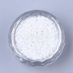 Непрозрачные стеклянные цилиндрические бусины SEED-Q036-01A-J02