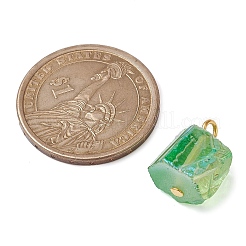 Подвески из гальванических бусин из натурального кварца&nbsp;PALLOY-JF02458-01