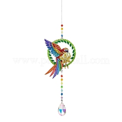 Kit di decorazione fai da te con ciondolo con pittura a diamante pappagallo&nbsp;PW-WGA9A94-01