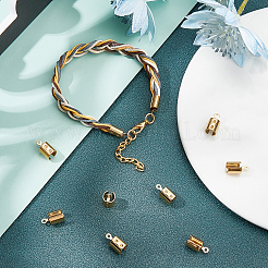 Вакуумное покрытие pvd нержавеющая сталь 304 складные обжимные концы STAS-AR0001-08G