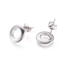Серьги-гвоздики из нержавеющей стали 304&nbsp;EJEW-I235-07A