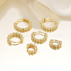 Круглые серьги-кольца из сплава и латуни FS-WGE5B93-04