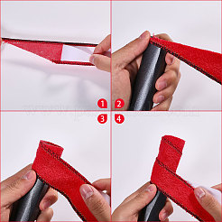 6 шт. 6-цветный хлопковый нескользящий ремень для бадминтона FIND-CA0009-31