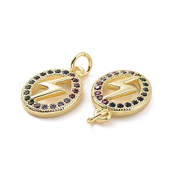 Латунные подвески из микро-паве&nbsp;KK-E068-VF154