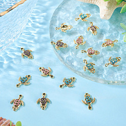 16 шт. подвески-соединители из сплава со стразами&nbsp;ALRI-TA0001-40