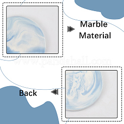 Фарфоровые восковые коврики с мраморным узором&nbsp;AJEW-WH20007-82B-01