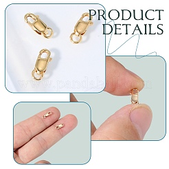 4 шт. латунные застежки-лобстеры&nbsp;FIND-SC0020-13A
