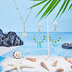 120шт 10 цвета прозрачные окрашенные распылением стеклянные бусины&nbsp;GLAA-DC0001-33