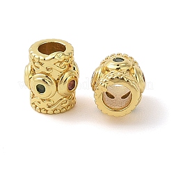 Покрытие стойки латунные микропаве трубчатые бусины из циркония KK-E113-02G