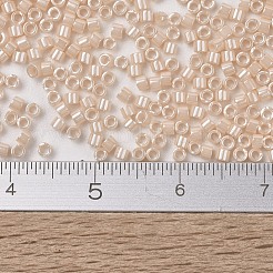 MIYUKIデリカビーズ  シリンダー  日本製シードビーズ  11/0  （db1532)不透明ライトピーチセイロン  1.3x1.6mm  穴：0.8mm  約2000PCS /ボトル  10 G /ボトル&nbsp;SEED-JP0008-DB1532