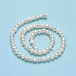Нити из натурального культивированного пресноводного жемчуга PEAR-F018-17E-01