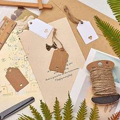 200шт 2 цвета прямоугольник с ценниками бумаги сердца CDIS-SZ0001-15