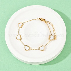 Браслеты из нержавеющей стали 304 для женщин BJEW-G747-03G