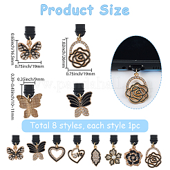 8шт пластиковые мобильные пылезащитные заглушки&nbsp;HJEW-SC00183