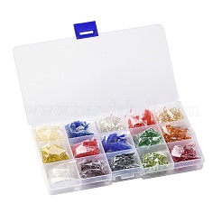 180 г 15-х цветных стеклянных бусин&nbsp;SEED-JQ0003-01A-4mm