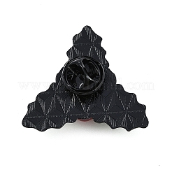 Эмалевые значки с изображением сосновых листьев на рождественскую тематику&nbsp;LS-JEWB-Z033-01EB