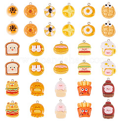 3 комплект из 48 подвесок из непрозрачной смолы&nbsp;RESI-TA0004-75