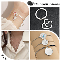 20 шт. 925 двойных серебряных соединительных кольца STER-BBC0002-11B-S