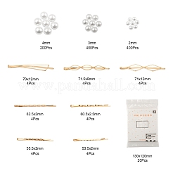 DIY фурнитуры для изготовления шпилек Bobby Pin с имитацией жемчуга&nbsp;DIY-LS0003-57