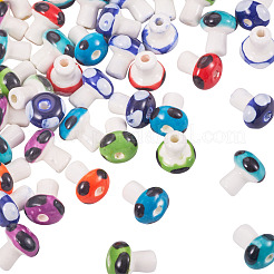 50шт фарфоровые бусины ручной работы&nbsp;PORC-TA0001-17