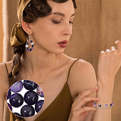 2 нити натурального полосатого агата/полосчатого агата бусины нити G-NB0002-75