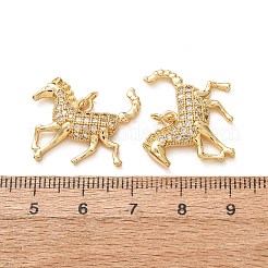 Messing micro pave klare zirkonia anhänger&nbsp;CU-E003-18G-27