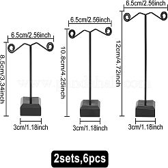 Акриловые наборы выставочных стендов серьги EDIS-WH0005-12